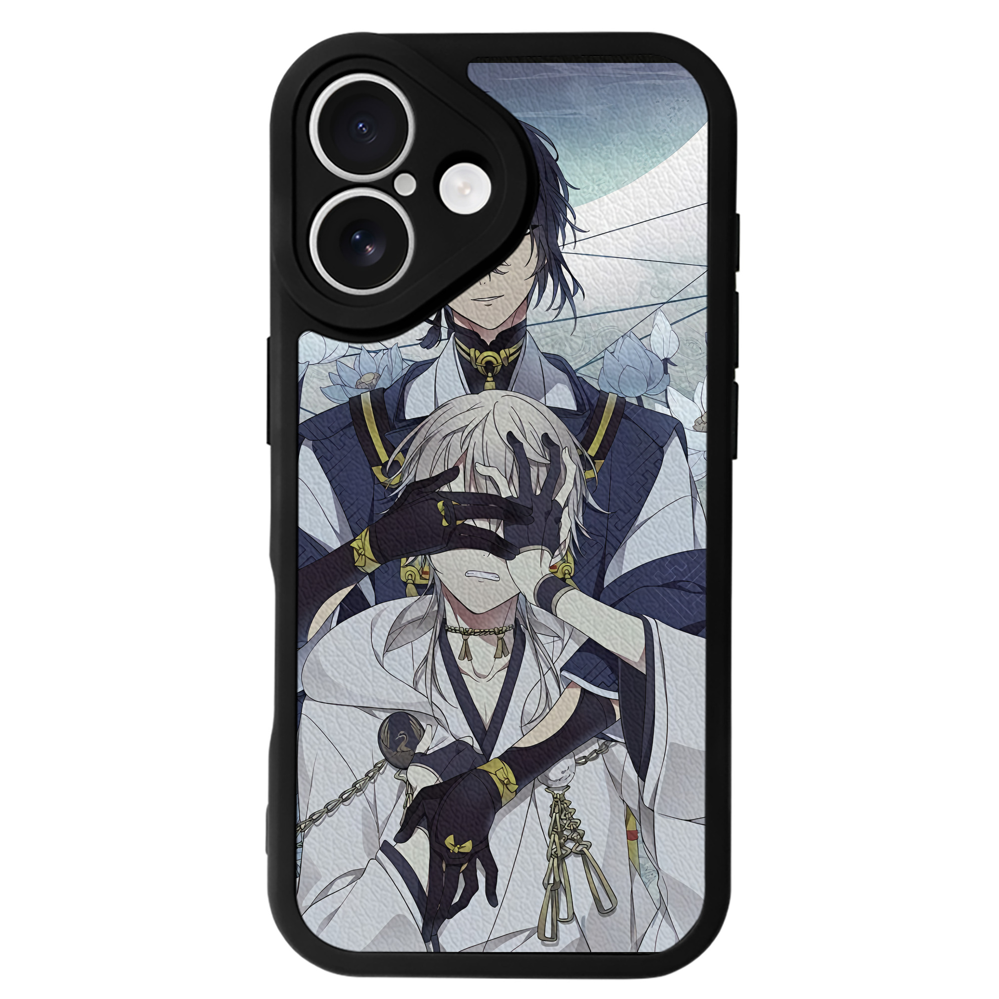 （画像用） 刀剣乱舞 Touken Ranbu 【iPhone 16シリーズ対応】シリコンスマホケース（レザー調） 材質：シリコン